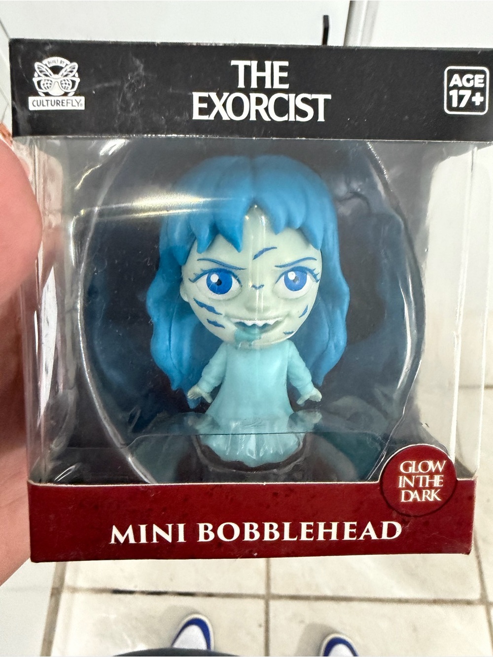 The Exorcist Mini Bobblehead by CultureFly - Blue Glow